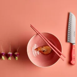 Wüsthof Santokuknivar-Classic Colour Santokukniv 17 cm, Coral Peach