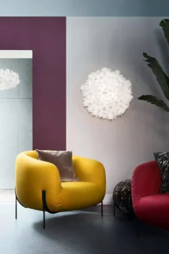 Clizia Mama Non Mama Vägg-/Taklampa 78 cm, Vit