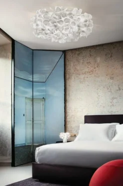 Clizia Mama Non Mama Vägg-/Taklampa 78 cm, Vit