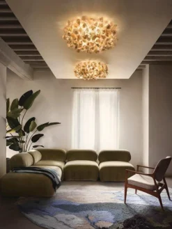 Clizia Mama Non Mama Vägg-/Taklampa 78 cm, Vit