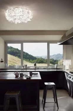 Clizia Vägg-/Taklampa 78 cm, Orange