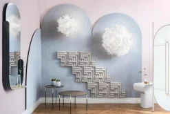 Clizia Vägg-/Taklampa 78 cm, Orange