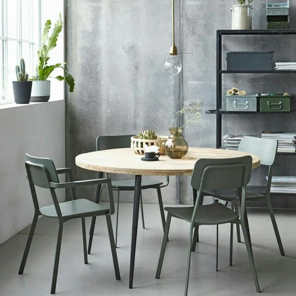 Club Matbord Ø130 cm, Ljust trä