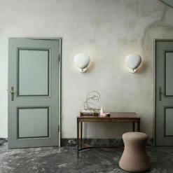 GUBI Vägglampor-Cobra Vägglampa Fast Montage, Svart