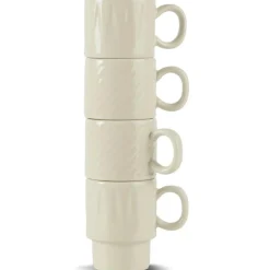 Sagaform Espressokoppar-Coffee & More Espressokoppar 4-pack, Beige