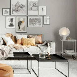 Colby XL Bordslampa, Sandsvart