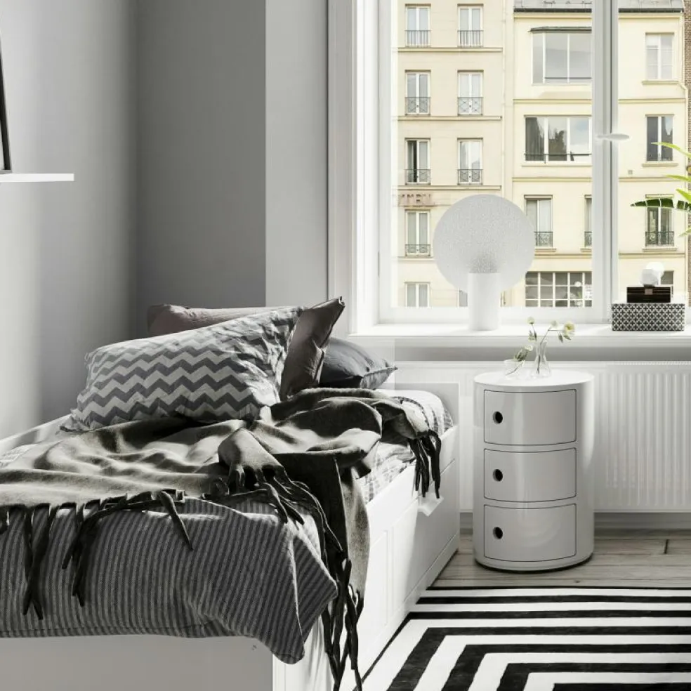 Colby XL Bordslampa, Sandsvart