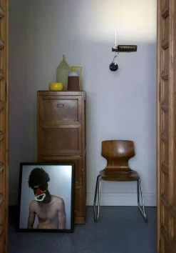 Oluce Sänglampor|Vägglampor-Colombo 761 Vägglampa, Anodic Bronze