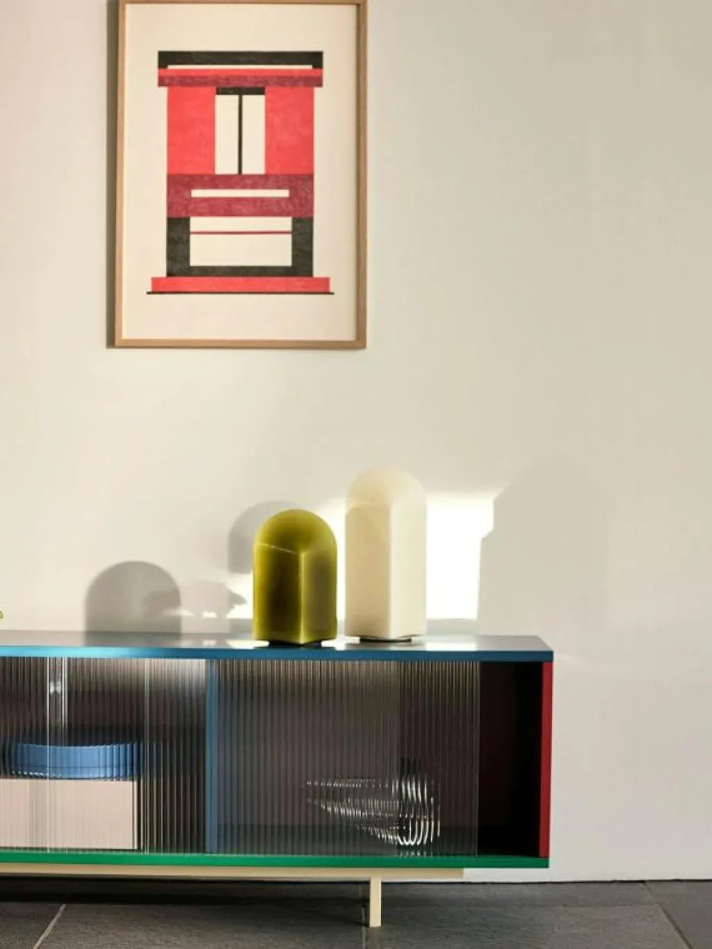 HAY Skänkar & Sideboards|Tv-Bänkar & Mediabänkar-Colour Cabinet Sideboard Glasdörr, 120 cm /