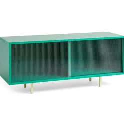 Colour Cabinet Sideboard Glasdörr, 120 cm / Dark Mint