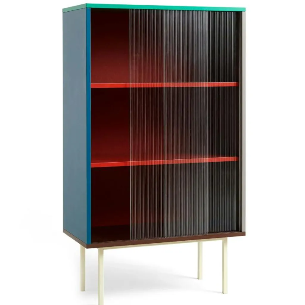 HAY Skåp & Vitrinskåp-Colour Cabinet Vitrinskåp, Glasdörr / Multi