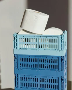 Barn HAY Boxar & Askar|Leksaksförvaring-Colour Crate Förvaringslåda S 17x26,5 cm, Powder