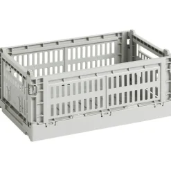 Barn HAY Boxar & Askar|Leksaksförvaring-Colour Crate Förvaringslåda S 17x26,5 cm, Powder