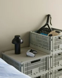 HAY Korgar|Boxar & Askar-Colour Crate Medium Förvaring, Warm Grey