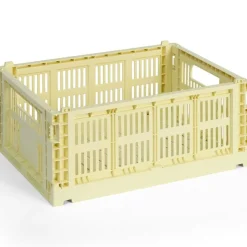 HAY Korgar|Boxar & Askar-Colour Crate Medium Förvaring, Warm Grey