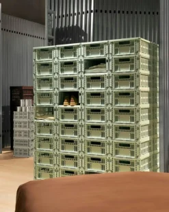 HAY Korgar|Boxar & Askar-Colour Crate Medium Förvaring, Warm Grey