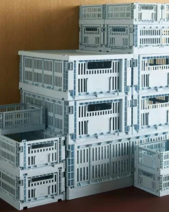 HAY Korgar|Boxar & Askar-Colour Crate Medium Förvaring, Warm Grey