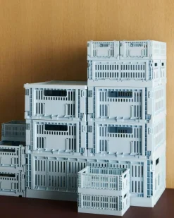 HAY Korgar|Boxar & Askar-Colour Crate Medium Förvaring, Warm Grey