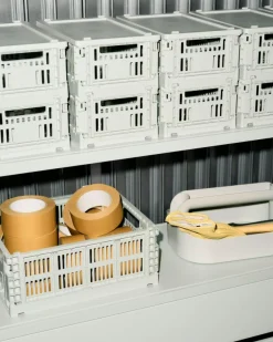 HAY Korgar|Boxar & Askar-Colour Crate Medium Förvaring, Warm Grey