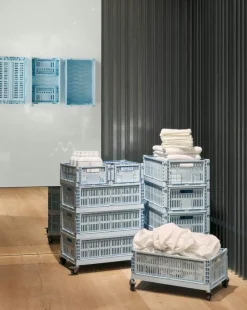 HAY Korgar|Boxar & Askar-Colour Crate Medium Förvaring, Warm Grey