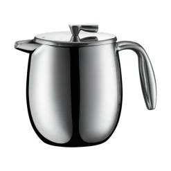COLUMBIA Kaffebryggare Dubbelvägg Blank, 4 koppar