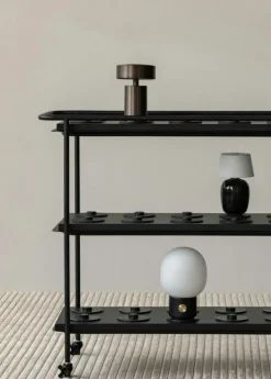 Audo Copenhagen Portabla Lampor|Portabla Lampor-Column Bordslampa Portabel Ø12 cm, Aluminium