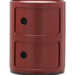 Kartell Hurtsar|Sängbord & Nattduksbord-Componibili Classic Förvaring Med 2 Fack, Röd