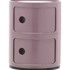 Kartell Hurtsar|Sängbord & Nattduksbord-Componibili Classic Förvaring Med 2 Fack, Röd