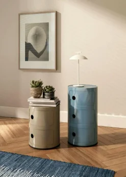 Kartell Hurtsar|Sängbord & Nattduksbord-Componibili Classic Förvaring Med 2 Fack, Röd