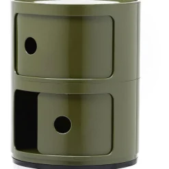 Kartell Hurtsar|Sängbord & Nattduksbord-Componibili Classic Förvaring Med 2 Fack, Röd