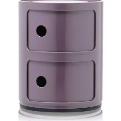 Kartell Hurtsar|Sängbord & Nattduksbord-Componibili Classic Förvaring Med 2 Fack, Röd