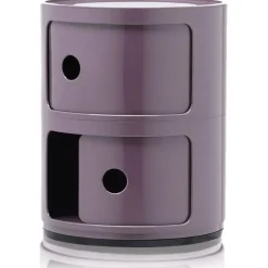 Kartell Hurtsar|Sängbord & Nattduksbord-Componibili Classic Förvaring Med 2 Fack, Röd