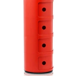 Componibili Classic Förvaring, Blank finish Med 4 Fack, Vit