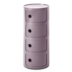 Componibili Classic Förvaring, Blank finish Med 4 Fack, Vit