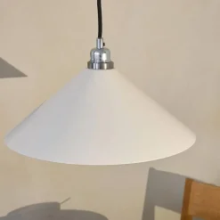 Cone Pendel 36 cm, Vit