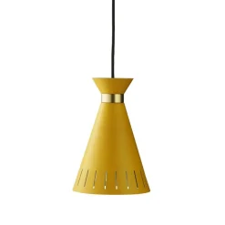 Warm Nordic Pendellampor-Cone Pendel, Honey Yellow