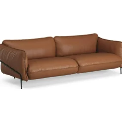 Continental 3-Sitssoffa, Elmo Leather Nordic Konjak