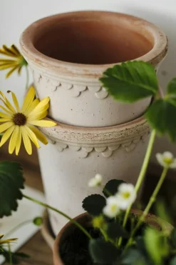 Copenhagen Kruka Med Fat 16 cm, Amber Yellow