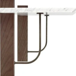 Corbel Vägghylla 100 cm, Mörkbetsad Ek