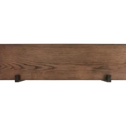 Corbel Vägghylla 100 cm, Mörkbetsad Ek