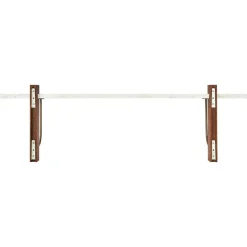 Corbel Vägghylla 100 cm, Mörkbetsad Ek