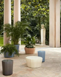 Kartell Sidobord & Småbord|Sängbord & Nattduksbord-Corteza Sidobord, Antracit