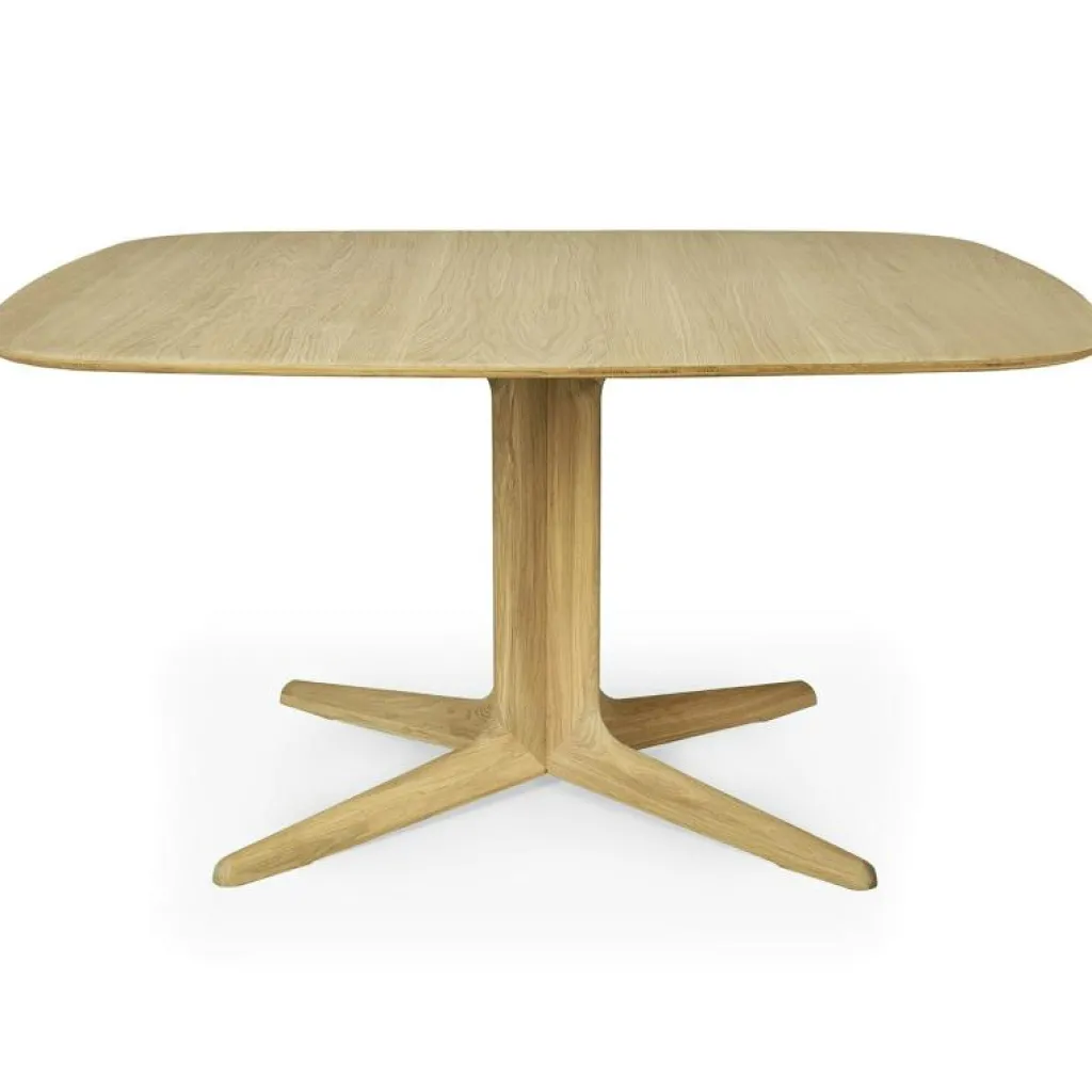 Ethnicraft Matbord Och Barbord-Corto Matbord 150x150 cm, Mörkbetsad Ek