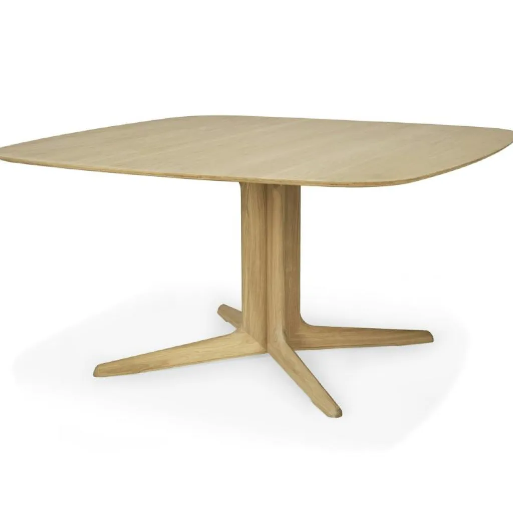 Ethnicraft Matbord Och Barbord-Corto Matbord 150x150 cm, Mörkbetsad Ek