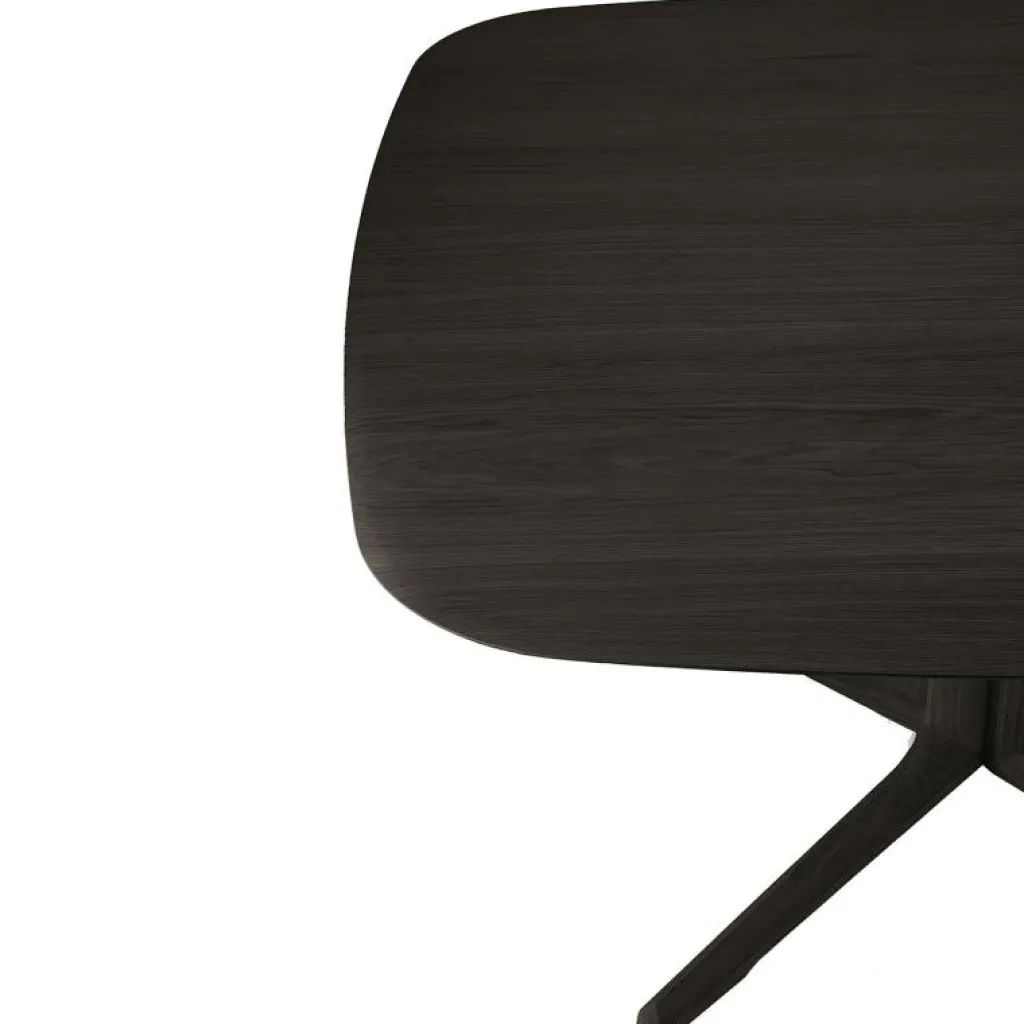 Ethnicraft Matbord Och Barbord-Corto Matbord 150x150 cm, Mörkbetsad Ek