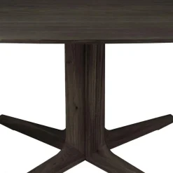 Ethnicraft Matbord Och Barbord-Corto Matbord 150x150 cm, Mörkbetsad Ek