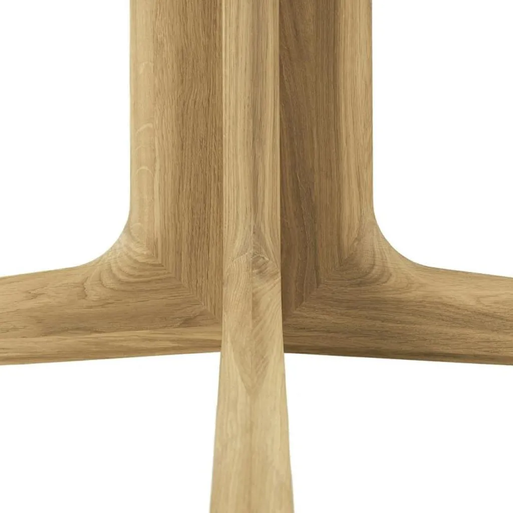 Ethnicraft Matbord Och Barbord-Corto Matbord 150x150 cm, Mörkbetsad Ek