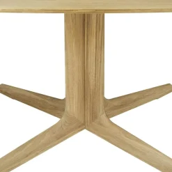 Ethnicraft Matbord Och Barbord-Corto Matbord 150x150 cm, Mörkbetsad Ek