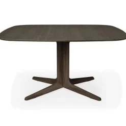 Ethnicraft Matbord Och Barbord-Corto Matbord 150x150 cm, Mörkbetsad Ek