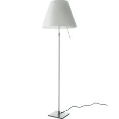 Costanza Golvlampa, Mässing/Vit